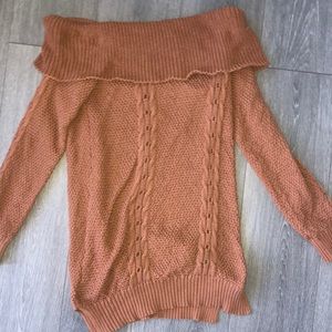 Off the shoulder sweater/dress